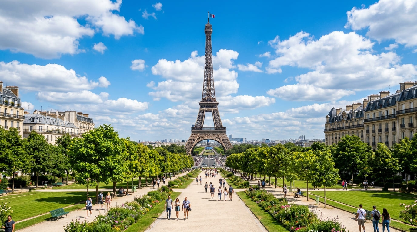Eiffel Tower Europe Schengen Visa Assistance Key Travels